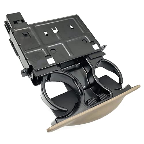 DEVMO Dash Dashboard Cup Holder Tan Compatible with 1999-2004 Fo-rd F250 F350 F450 F550 Super Duty Excursion Replaces# YC3Z-2513560-CAB YC3Z2513560CAB - Image 1