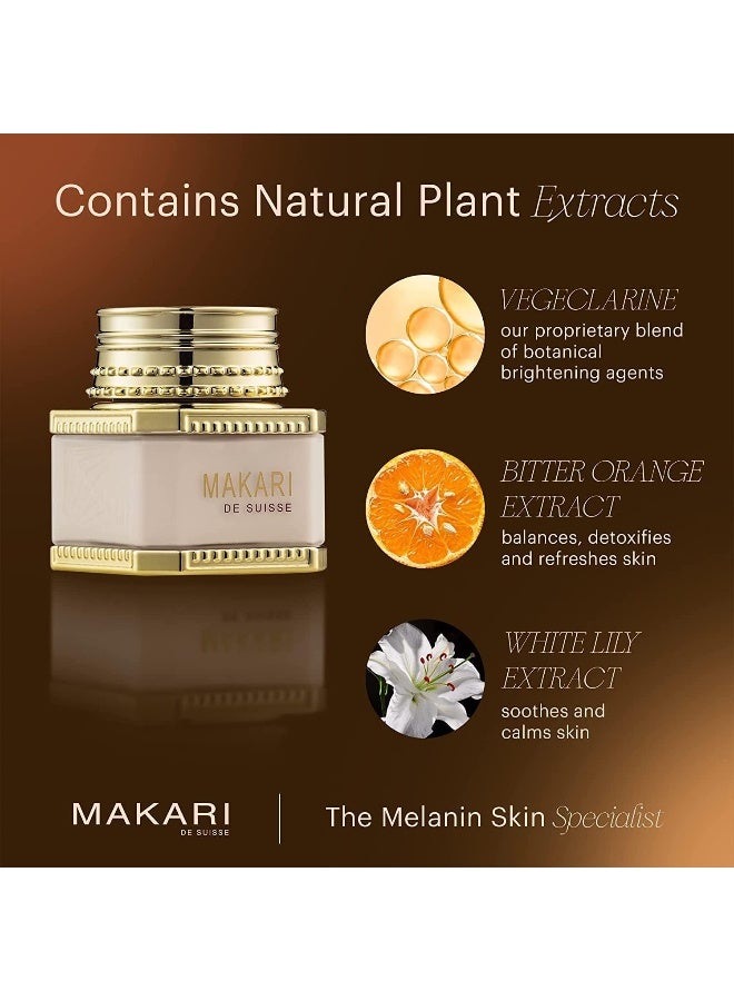 Makari كريم علاج البشرة اليومي الكلاسيكي 1.85 أونصة سائلة - مرطب، مبيض ومشرق للوجه - مرطب يومي للبقع الداكنة، الندوب، عيوب حب الشباب، فرط التصبغ والجفاف - Image 4