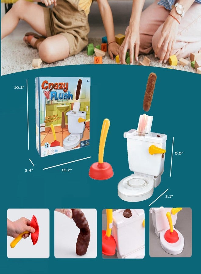 Hora de Lima Toilet Flush Game for Kids Funny Toliet Crazy Shoot Toy for 2-5 Players Creative Gags &Joke Toys for White Elephant Gift April Fool's Day - Image 4