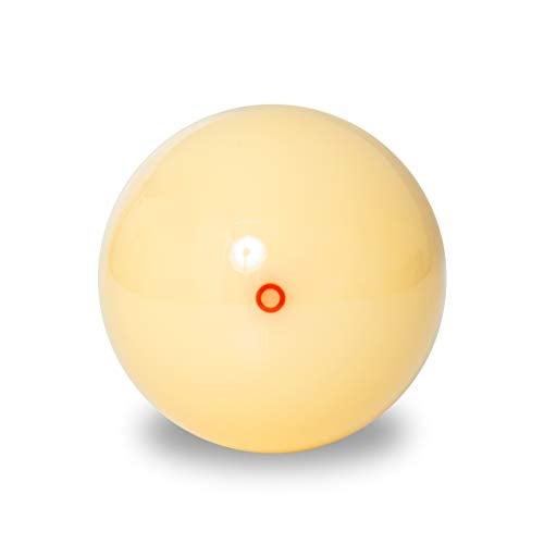 Aramith Super Pool Cue Ball 2 1/4" with Red Circle - Image 1