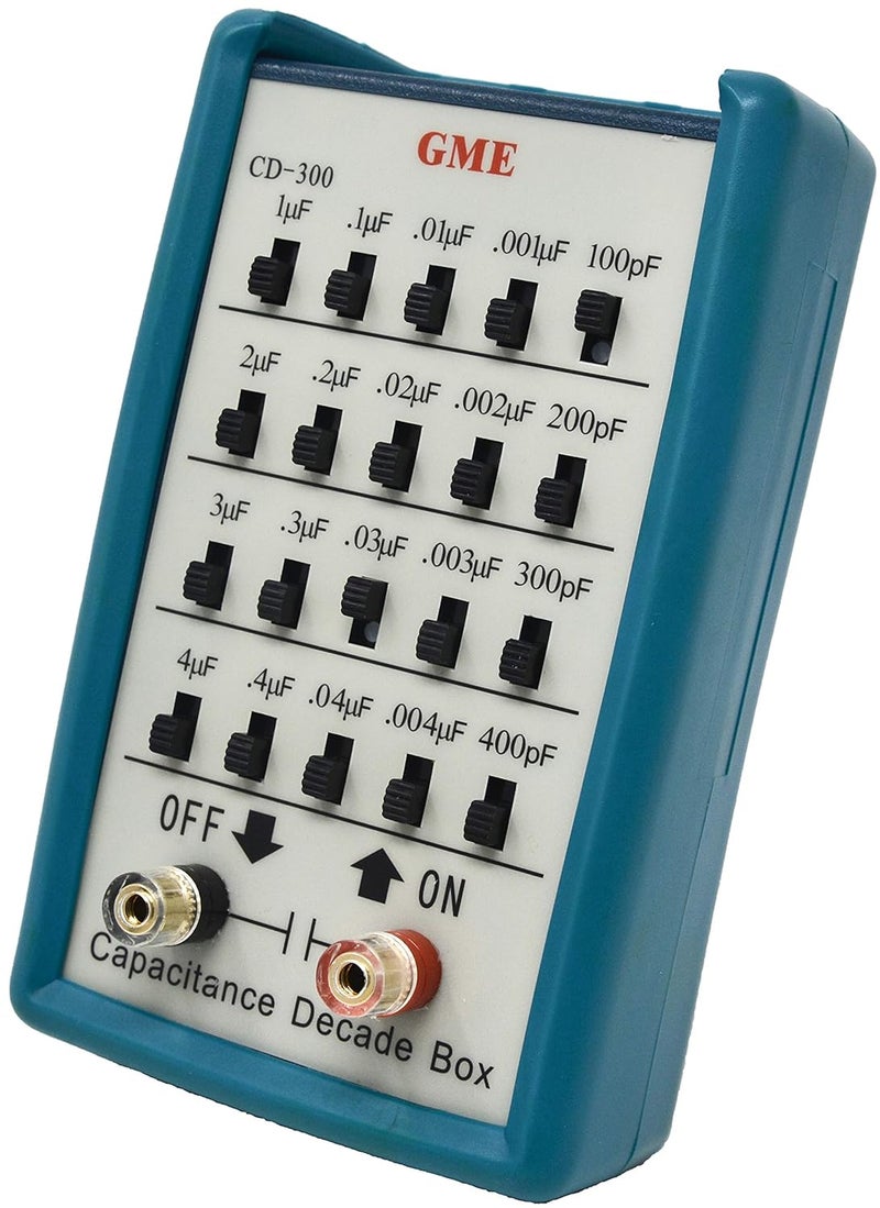 GME CD-300 Capacitance Substitution Decade Box, 5 Decades Range, 100pF to 11.111 μF, Designed in The USA - Image 1