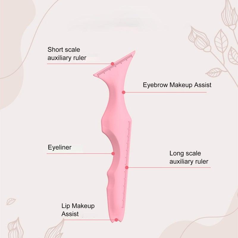 5 in 1 Silicone Eyeliner Stencils for Winged Tip Eyeliner Reusable Eyeliner Eyebrow Eye Shadow Stencil Lazy Quick Eye Makeup Tool - Image 2