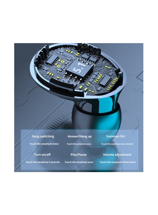 EVEREEN M10 Bluetooth 5.1 Waterproof Wireless Headphones with Auto Pairing  - Image 3