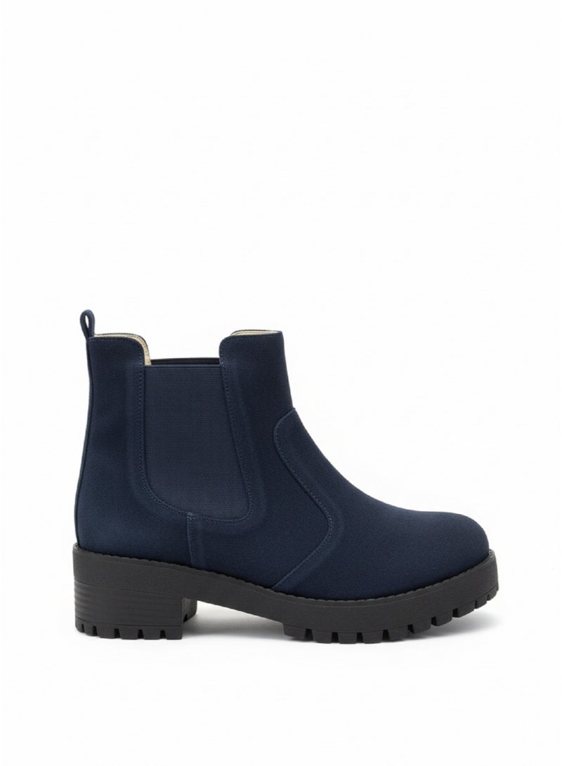 Vbranda Half boots Chelsea with durable modern design BO-1-NAVY BLUE S - Image 4