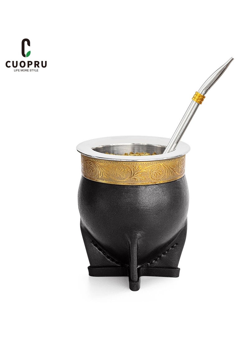 Argentina Yerba Mate Cup With Straw Tea Gourd Mug One Bombilla Mate (Straw) a Cleaning Brush - pzsku/ZEE825025395266F0D78BZ/45/_/1714207186/42c828c6-1949-43ae-b45d-b26f2aea615c