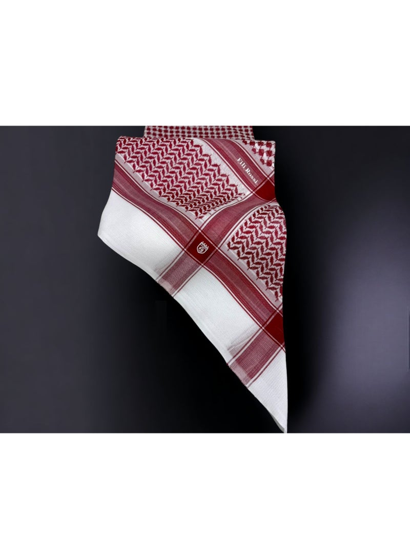 Fili Rossi Shemagh for Men, Red - Image 1