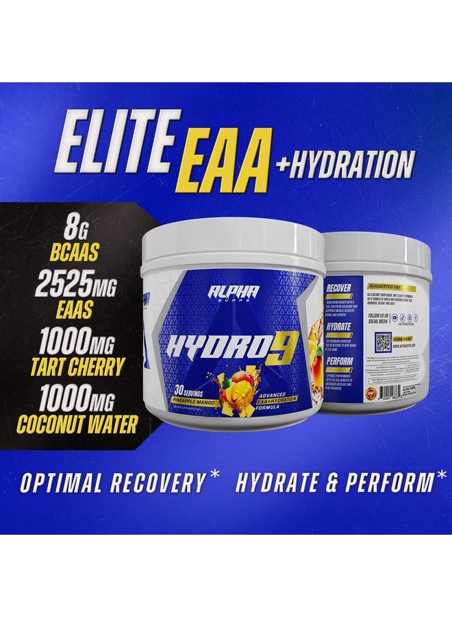 Alpha Supps Hydro 9 Aminos | EAA + Hydration Formula | Essential Amino Acids EAAs Powder with BCAAs & Electrolytes 30 Servings - Pineapple Mango - Image 2