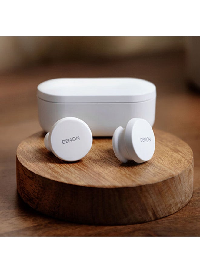 Denon Perl True Wireless Bluetooth Earbuds Noise Cancelling Hifi In-ear Sports Earphones Ah-c10pl Long Battery Life Bluetooth 5.0 With Ear Tips White Gift - Image 4