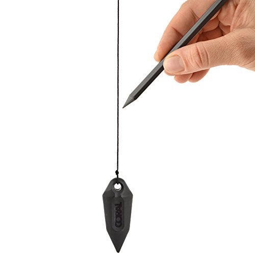 Coral 69300 Essentials Plumb Bob Made from Lightweight Nylon Includes Line for Hanging Wallpaper 20 Grams, Black - Image 4