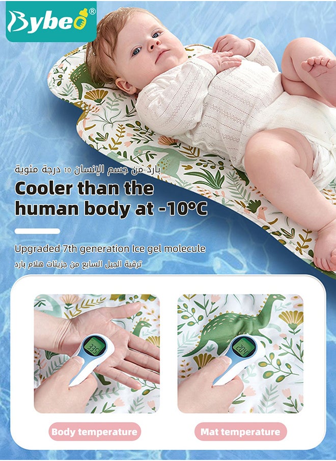 Bybeo 4-In-1 Multifunctional Gel Car Seat Cooler for Children,Baby Stroller Cooling Mat,Breathable Ice Seats Cool Pad for Lightweight Strollers,Child Safety Seats,Dining Chairs,Sleeping Mats  - Image 5