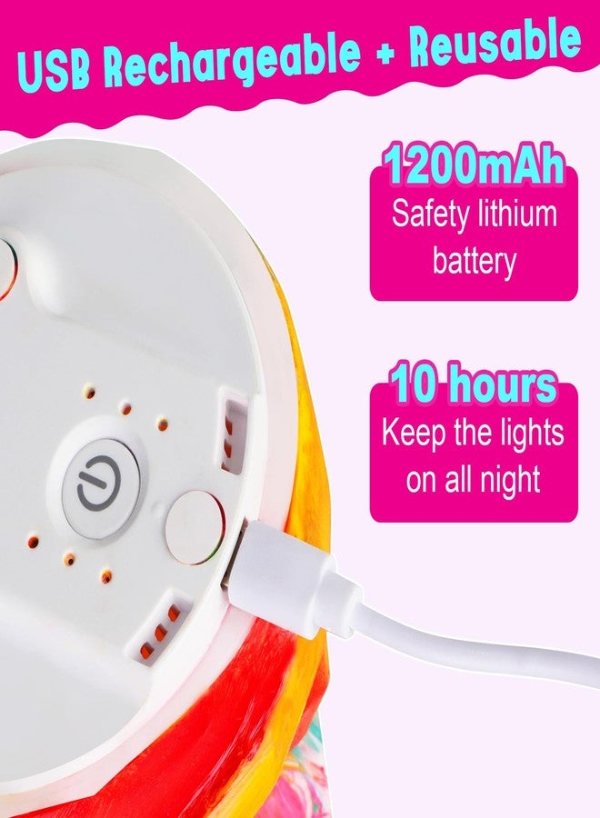 EPUMP Paint Your Own Unicorn Lamp Kit - Rechargeable 1200mAh Night Light with 2 Light Modes, Arts and Crafts Painting Toys for Girls Boys, Art Supplies Birthday Gifts for Kids Ages 3-12+ - Image 4