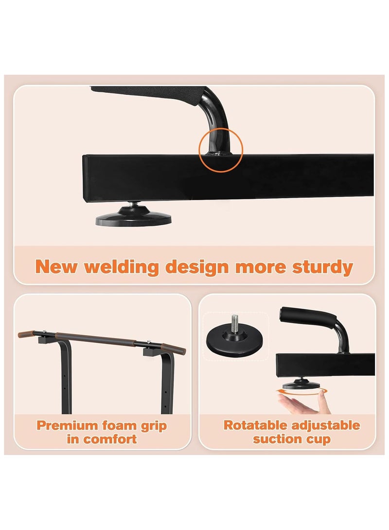 Rightsure Power Tower, Adjustable Multifunctional Pull Up Bar, Power Tower Exercise Station with Backrest and Rings, Home Gym Strength Training Fitness Equipment, Home Gym Equipment - Image 2