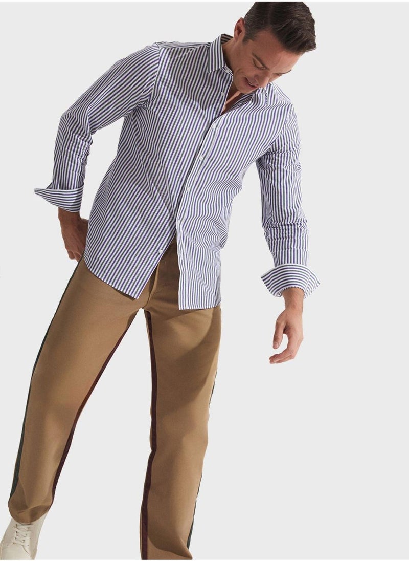 JUNE Striped Regualr Fit Shirt - Image 4