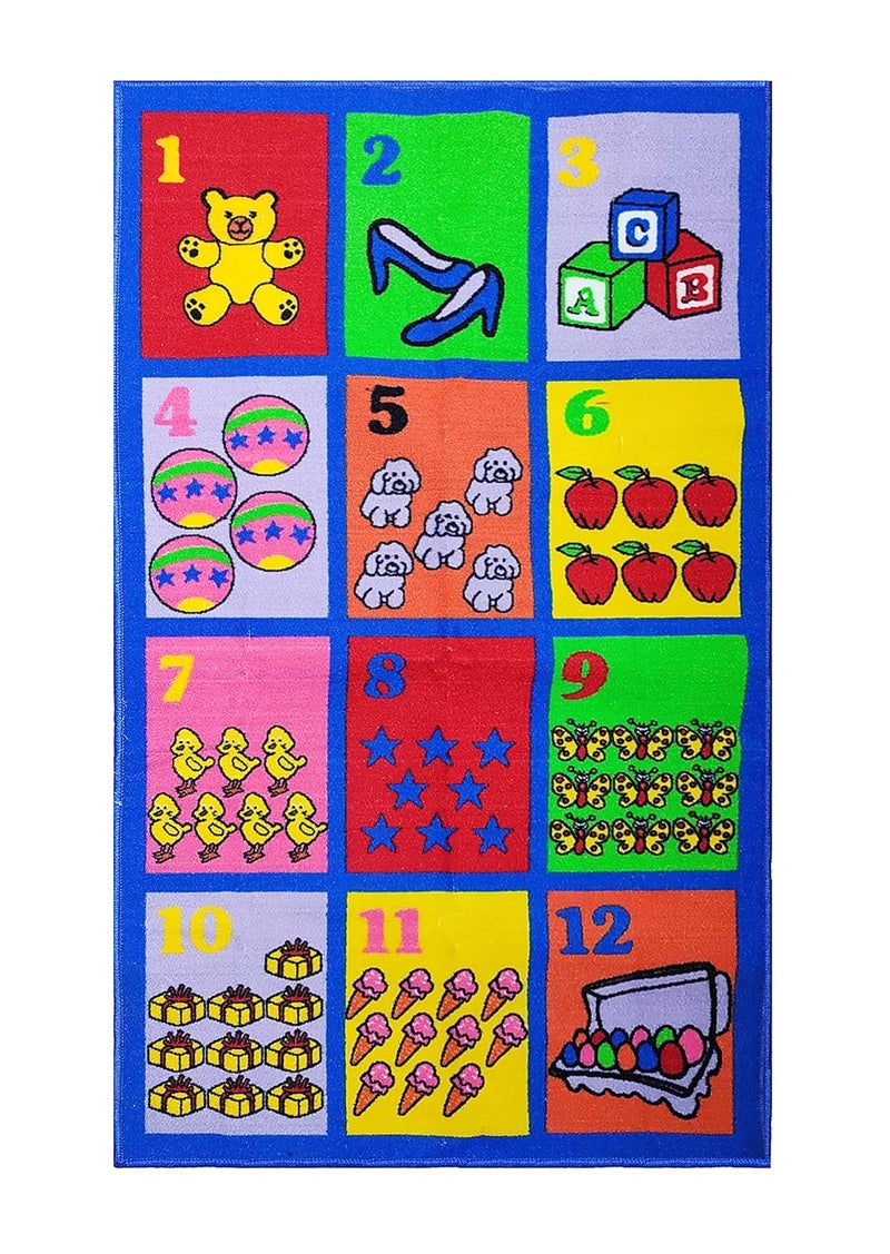 Status Contract Nylon Anti Skid 'Numbers Learning Children's Educational' Rug (Multicolour, 3 X 5 Feet), Rectangular - Image 4