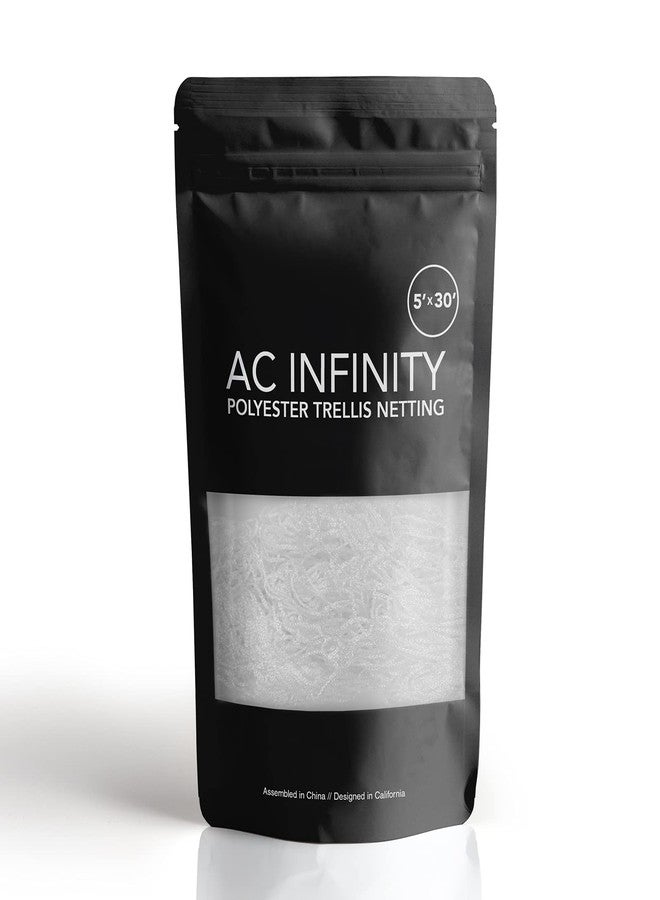 ايه سي إنفينيتي شبكة تعريش نباتية من البوليستر من AC Infinity، مقاس 5 × 30 قدمًا، شبكة متينة للزراعة المائية، مناسبة لخيام الزراعة والبستنة. - Image 1