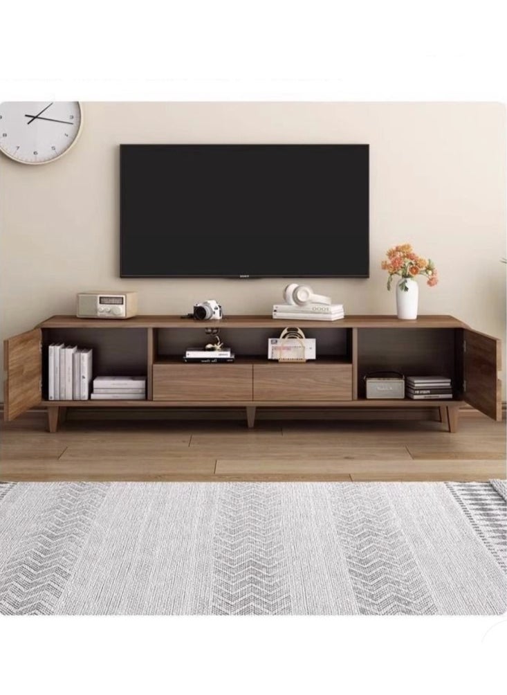 Kutis 1-Piece TV Cabinet Living Room Furniture TV Table TV Stand With Drawers Density Board Brown 160x30x45 cm  - Image 3