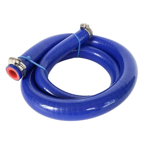 Bekelan 13MM 12 X 328FT Blue High Temp Reinforced Silicone Tubing Heater Hose Radiator Coolant Straight LineWork Pressure 145PSI4ply Reinforced5MM Thick2 Clamp - Image 3