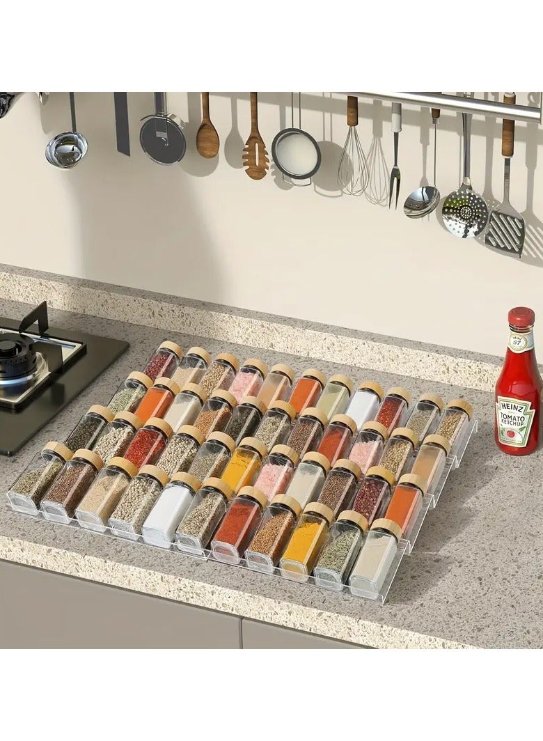 مجموعة من 12  قطعة من منظمات الدرج الأكريلك الشفافة، تنظيم الدرج في الحمام والمكياج والمجوهرات وأدوات المطبخ والمكتب. - Image 4