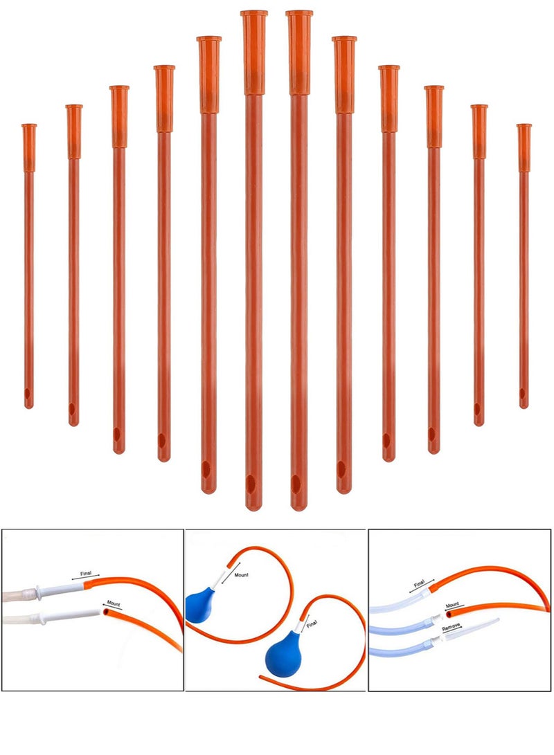 Generic 10 Pieces 39cm 18FR Rubber Enema Tubes Colon Tubes for Coffee Enemas Higher Colon Cleanse for Secure  - Image 1