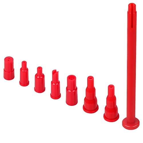 Semlos Butane Tank Adapter - Butane Nozzle - Lighter and Torch Refill or Release Adaptor, Gas Refill Adapter for All Nozzle's Gas Tank, Torch, Lighter (Red) - Image 1