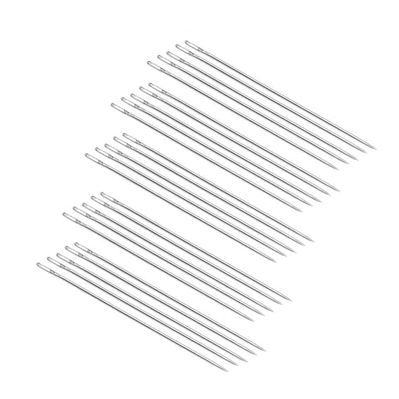 Awadh 10 PCS Stainless Steel Hand Stitching Sewing Embroidery Needles Size 63 Cms Height - Image 2