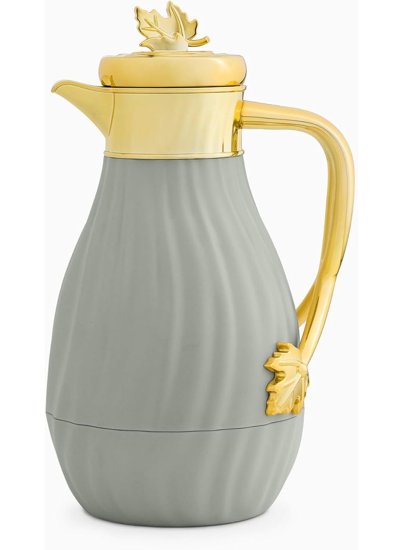 ماستر جولد طقم ترمس فاخر للشاي والقهوة من أميرا بغطاء ذهبي سعة 1 لتر | ترمس ديافة للشاي والقهوة يحافظ على الحرارة لمدة 12 ساعة | تصميم أنيق للمناسبات والضيافة - Image 4