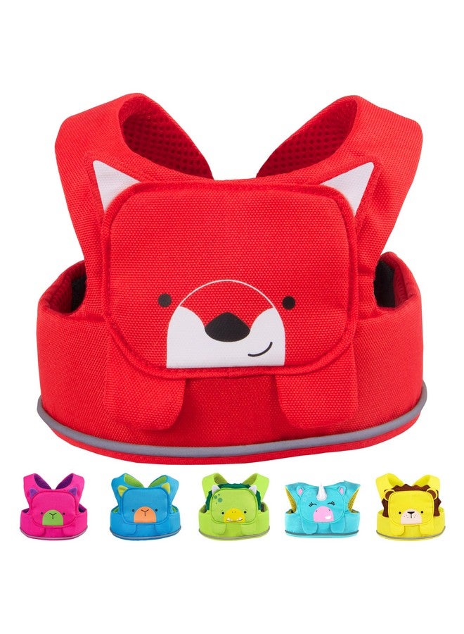 Trunki Toddler Leash - Fuss Free Toddler Walking Reins & Kids Safety Harness | Baby Leash for Kids - Felix Fox (Red) - Image 1