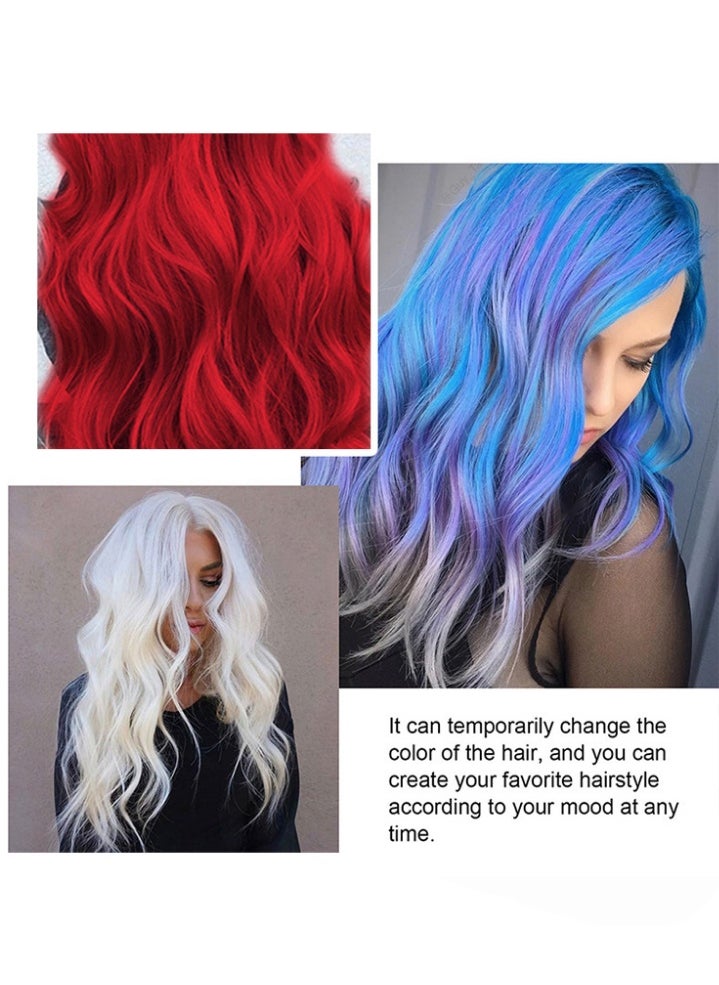 DIMSHOW Coloring in Luxury-Fast Coloring Hair Wax,Hair Color Material for Temporary  Hair Color, Hair Dye Coloring Wax Washable Natural Instant Hair Color Cream Temporary Hair Dye Wax 120g  #08 Silver  - Image 5