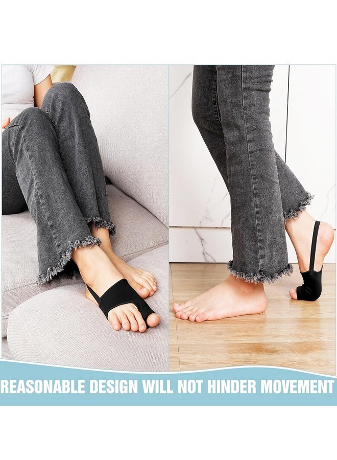 2 Pcs Bunion Corrector for Women & Men, Comfortable & Breathable for Day/Night Support, Hallux Valgus Pain Relief, S size(Black) - Image 4
