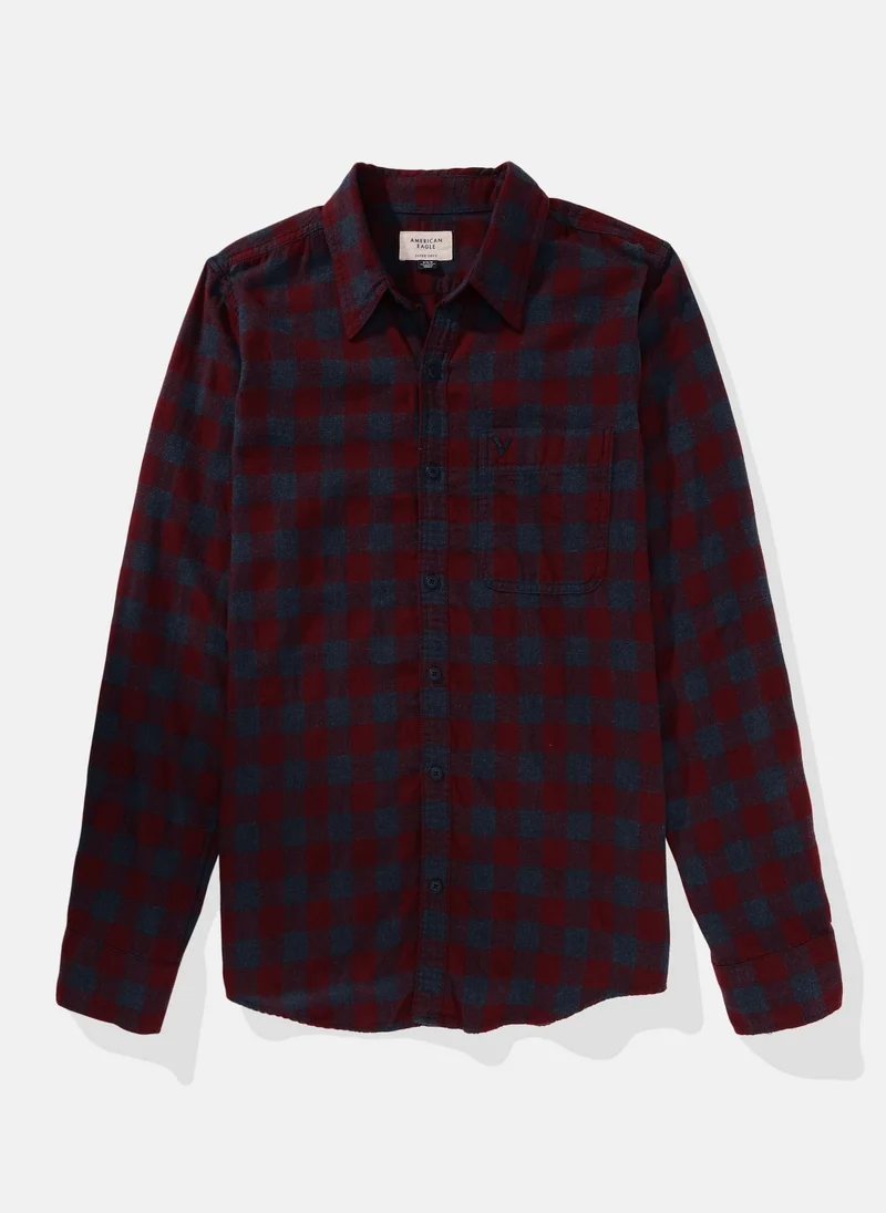 امريكان ايجل Checked Super Soft Shirt