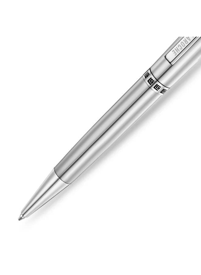 Guy Laroche  Vincent Full Stainless Steel Pen with Stainless Steel Trims & Running Logo  | Best Price UAE