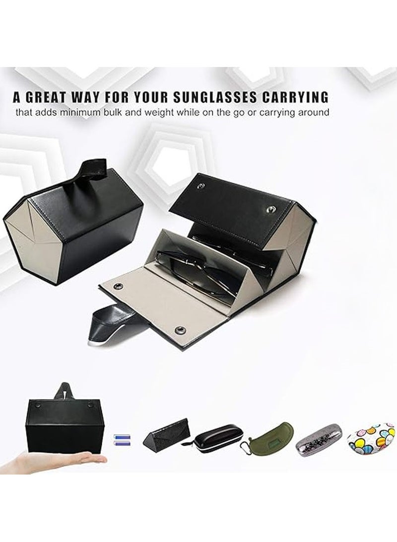 Sunglasses Organizer 5 Slots Travel Glasses Case Multiple Pairs Eyeglasses Storage Box Hanging Eyewear Holder - Image 2