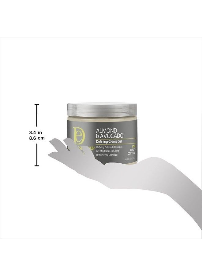 Design Essentials Natural Almond & Avocado Curl Defining Creme Gel For All Curl Types - 16 Oz  - Image 4