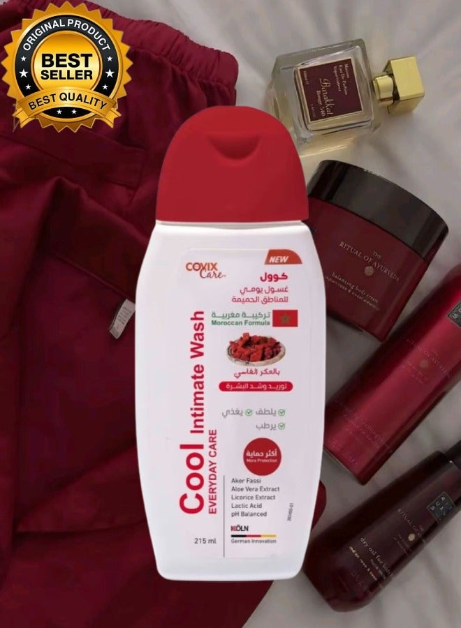 covix 6 Pieces Cool Intimate Wash Everyday Care 215ML - Image 2