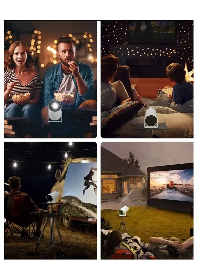 All-in-One HY300 Pro Mini Projector – 4K Support, Android 11, Dual WiFi6, 260 ANSI  - Image 3