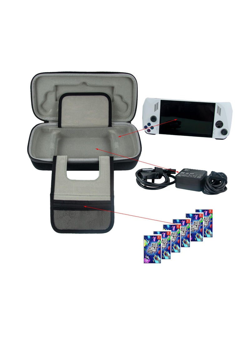 Durable EVA Travel Case for ROG Ally & Accessories - Shock-Proof, Waterproof, Anti-Slip Handbag (Case Only) - Image 3