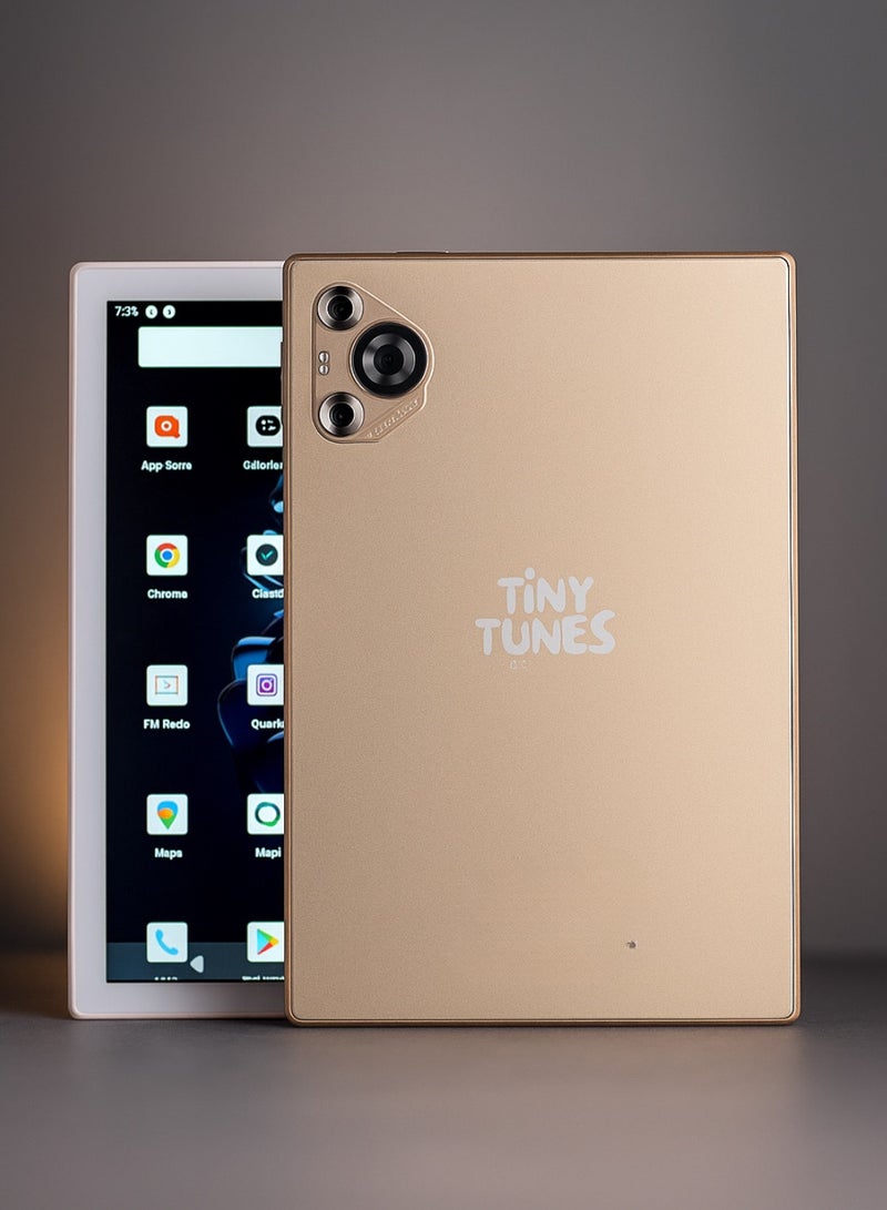 Tiny Tunes TS103 Smart Kids Tablet 10-inch Display | 12GB RAM 512GB ROM | Dual SIM | Pen | Keyboard | Mouse | Earbud| Flip Cover | C-type Charger - Image 1