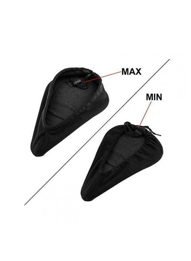 AIWANTO Extra Soft Gel Bike Seat Cover – Comfortable Bicycle Saddle Cushion with Water & Dust Resistant Cover for City, Road & Mountain Bikes - Image 5