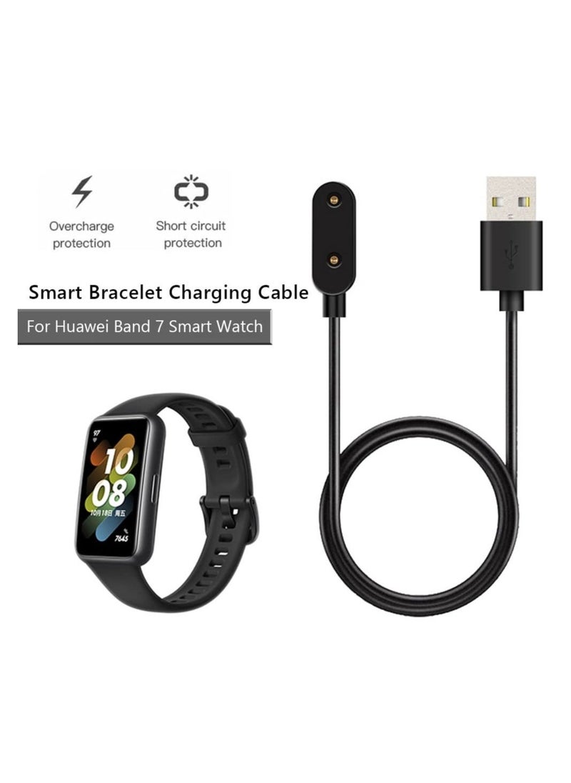 ELTRAZONE "Magnetic USB Charging Cable for Honor Band 6, Huawei Band 6, Honor Watch ES, Huawei 4X - Black: Convenient and Reliable Charging Solution" - Image 3