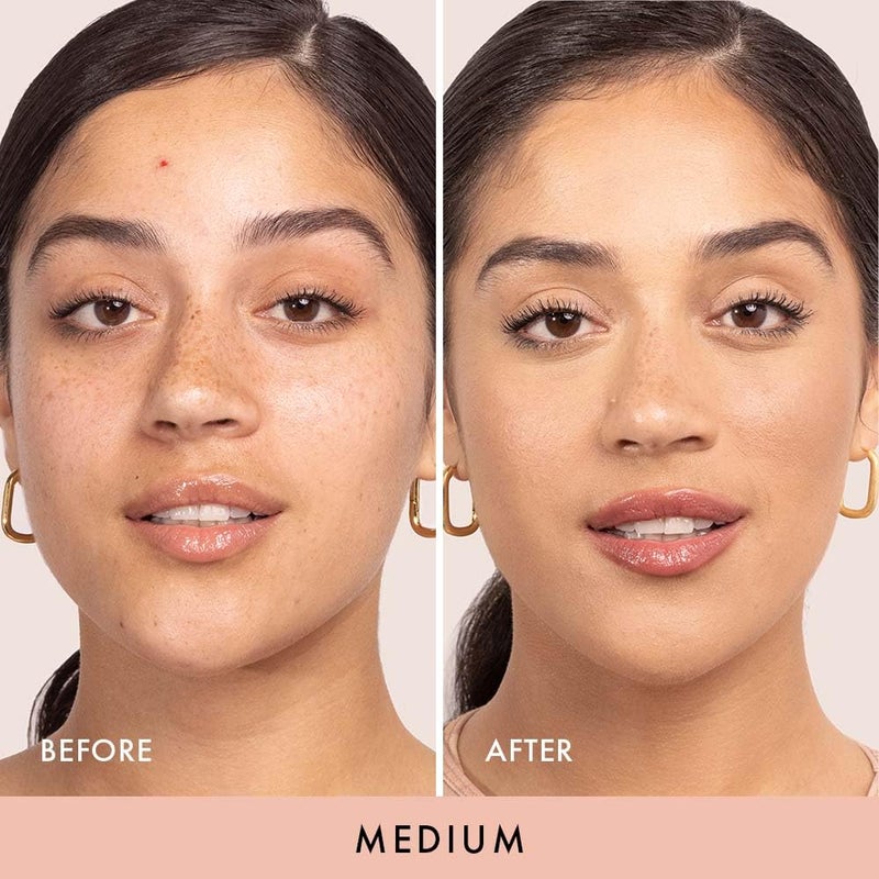 Wander Beauty Wanderlust Powder Foundation - Medium - Blurs and Evens Skin Tone - Perfects and Hydrates With Hyaluronic Acid, Aloe, Honeysuckle, & Vitamin E - Lightweight, Buildable Coverage - 0.31 oz - Image 2