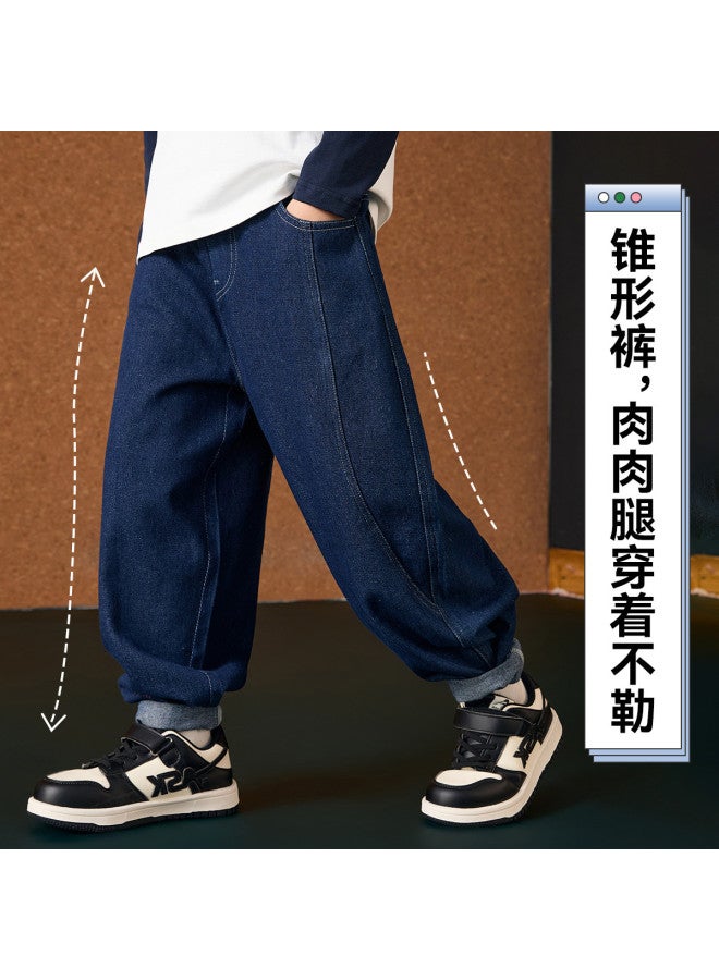 ASK JUNIOR Boys' Pants 2025 Autumn New Arrival Tapered Pants Boys' Big Kids Jeans Trousers Teenagers - Image 3