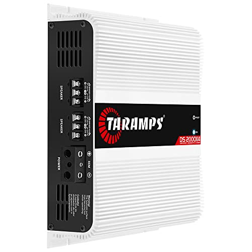 Taramp's تارامب DS 2000x4 2 أوم 2000 واط RMS 4 قنوات 500x4 واط RMS، فئة D كاملة النطاق، تقاطع عالي / منخفض ثابت قابل للجسر لمضخم صوت السيارة - Image 3