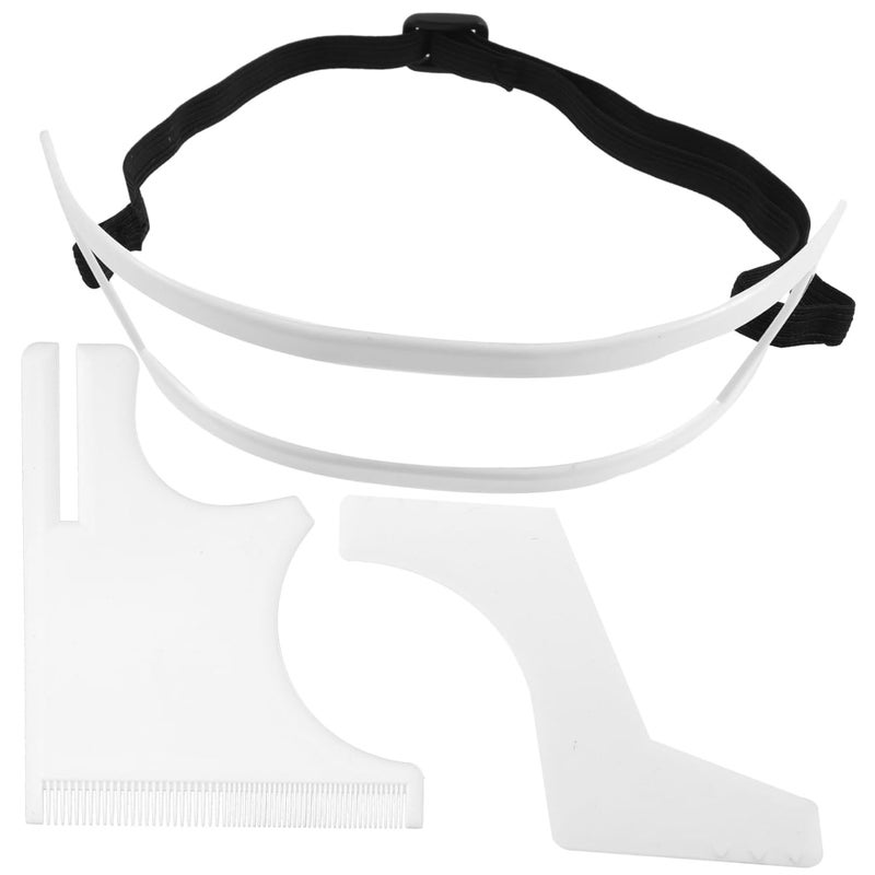 NOLITOY Beard Accessory Kit Hairline Shaping Tool Neckline Template for Men Random Color - Image 1