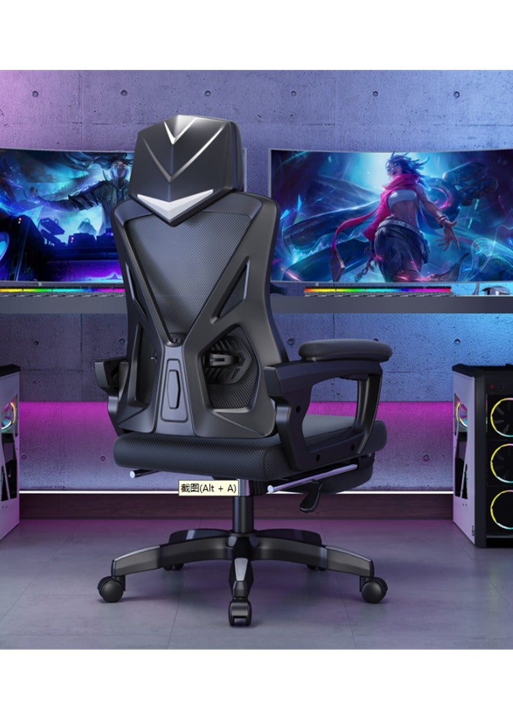 Generic Ergonomic Office Chair Swivel Chair with Lumbar Support, Headrest And 3D Armrest, Height Adjustment and Rocker Function, Back-Friendly Office Chair (Z1-Black)  - Image 2