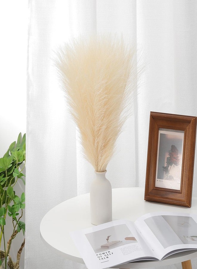 باتيكيل، 24 بوصة، ديكور عشب البامباس، 30 قطعة من عشب البامباس الصناعي المجفف الصغير، مناسب لتزيين المنزل بأسلوب بوهيمي، مزهرية، طاولات حفلات الزفاف، قطع مركزية، جدار، مكتب، بيج - Image 5