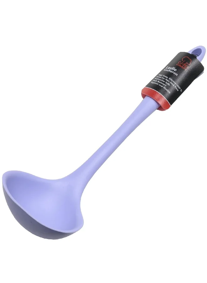 Chef Craft Premium Silicone Stain Resistant Cooking Ladle Pastel Blue 11.25inch 13960