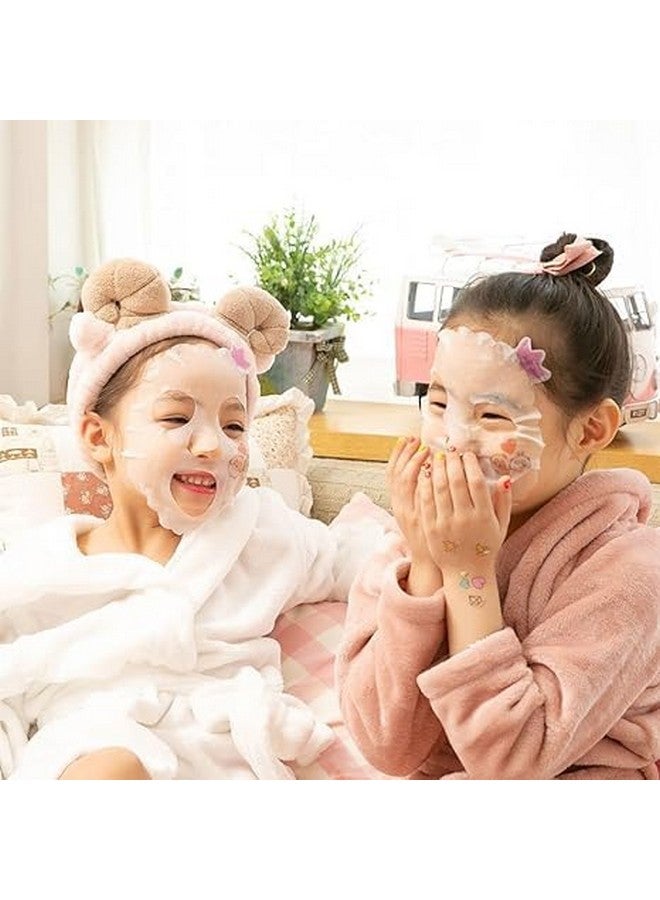 Puttisu Real Fruit Facial Mask Sheet For Kids Children Made With 100% Cotton Moisturize Sooths And Hydrates Skin (Strawberry Pack Of 5) - Image 4