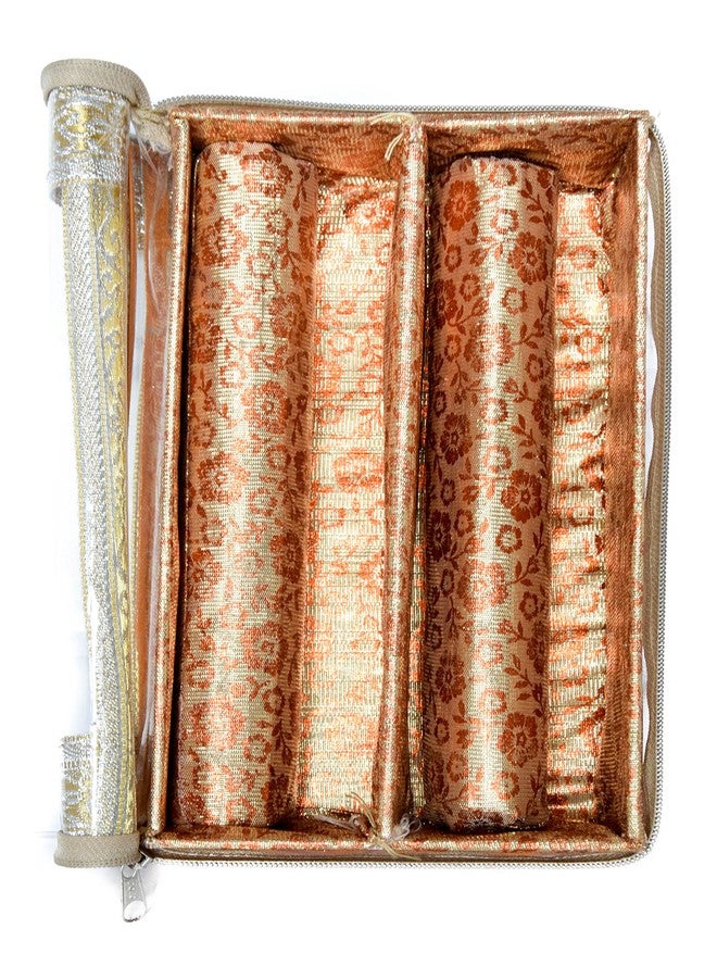 SUN SHINE Sunshine 2 Row Bangle Organiser Case Box Pouch | Necklace Organizer | Bangle Box Pouch Unisex (Multi Color) - Image 5