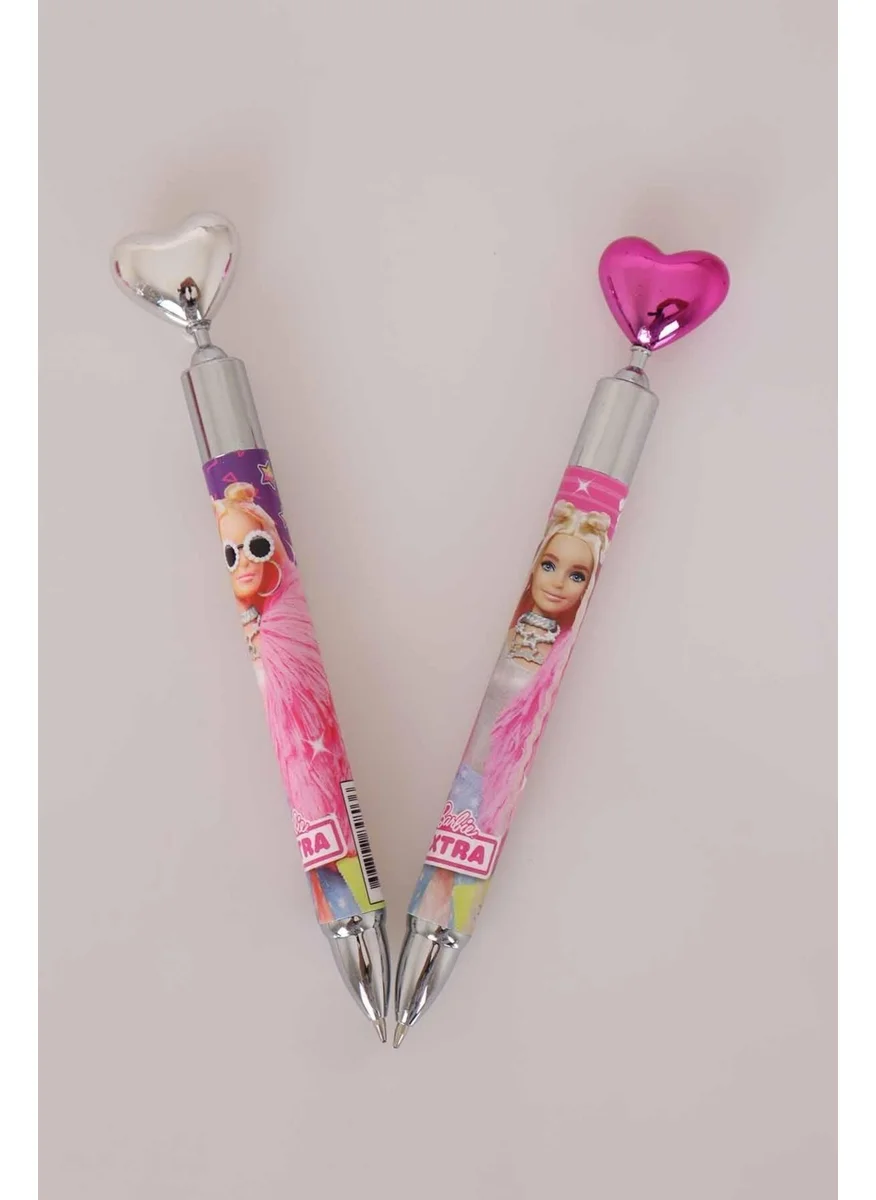 Barbie LICENSED 2-PACK PENCILS, EGG-LAYING PENCIL AND TIP PEN 0.7 MM SET