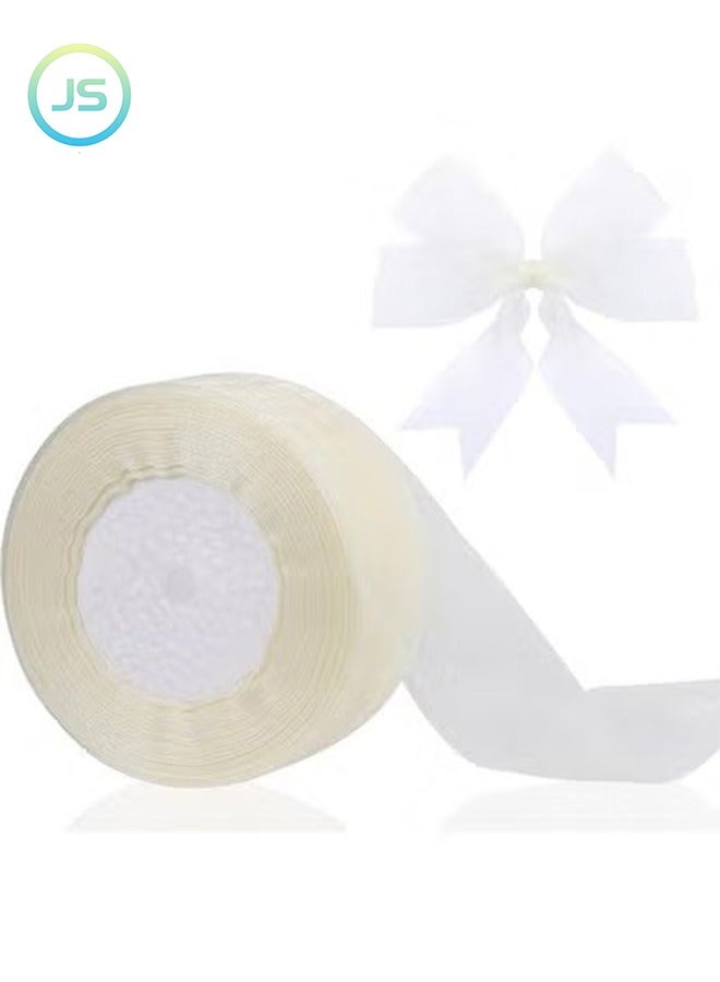 JS 2cm x 45 Meters Sheer Organza Ribbon Gold Chiffon Ribbon for Crafting, Gift Wrapping, Party Favors, Wedding Bouquet Crafts, Bow Making, Bouquets, Sewing Projects & Craft Supplies - Image 1